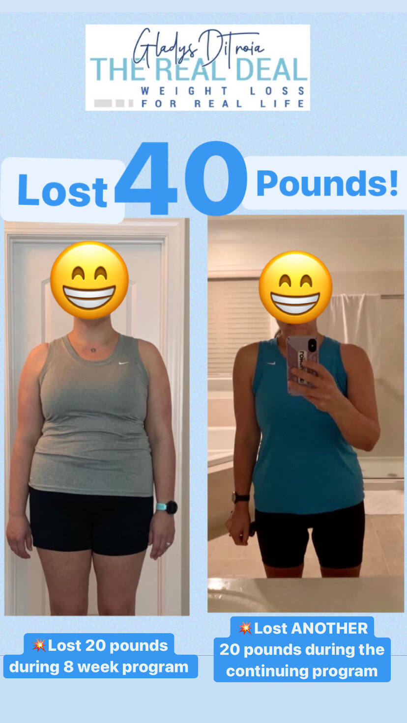 The Real Deal Weight Loss - lost 40lbs